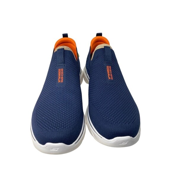 Skechers Walking Shoes Men\'s Size 11 Navy Orange Go Walk 7 Stretch Cushioning main image 11